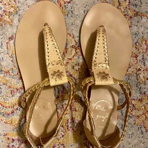 Jack Rogers Jenna Braided Thong Sandal